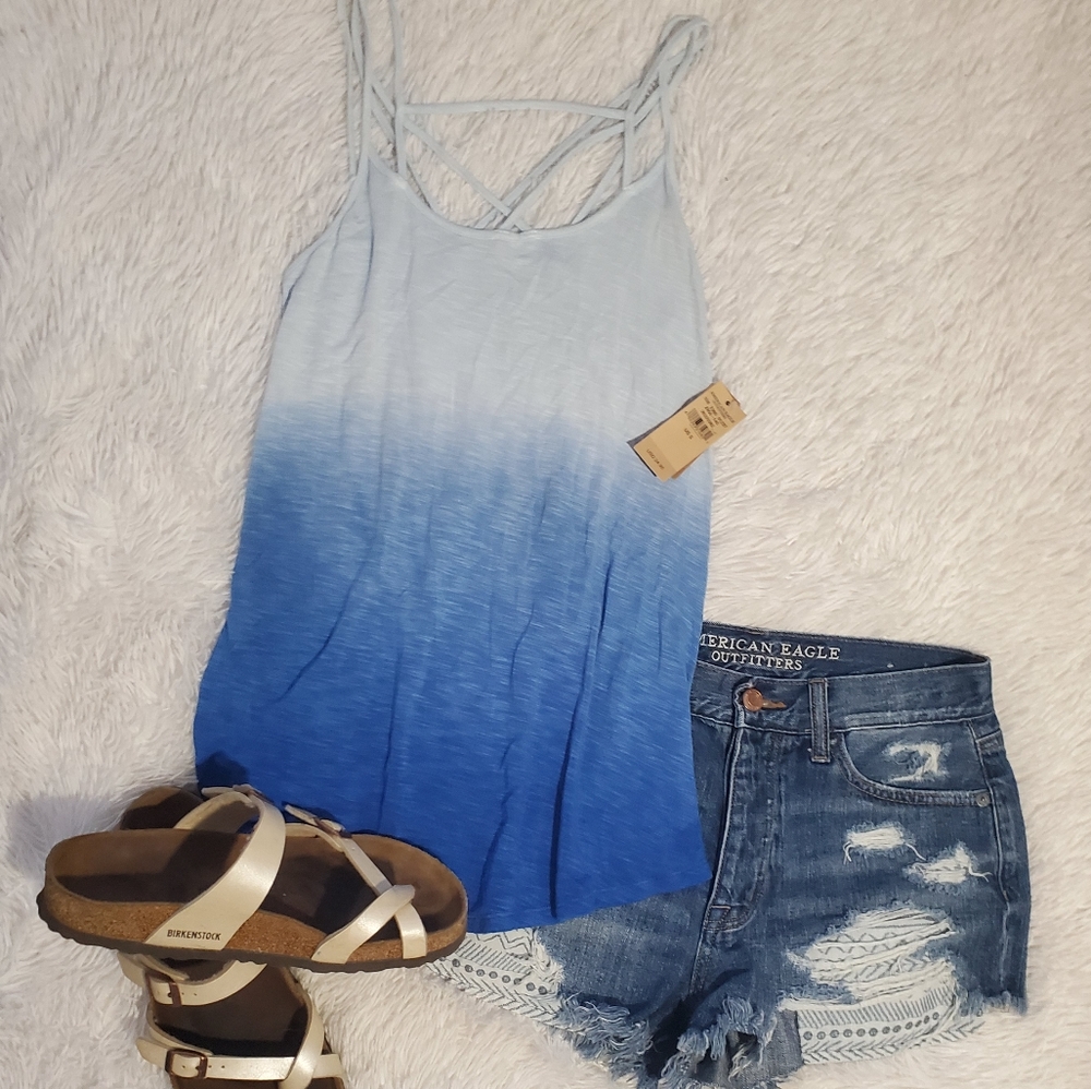 NWT American Eagle blue top